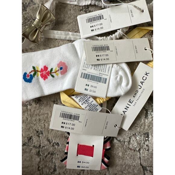 🔥FLASH SALE🔥 Janie and Jack Girls Accessories‎ bundle Set 5 pieces - Picture 3 of 4